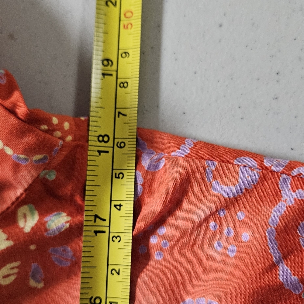 Red Floral Shapes Full Sleeve Top - Picture 8 of 8